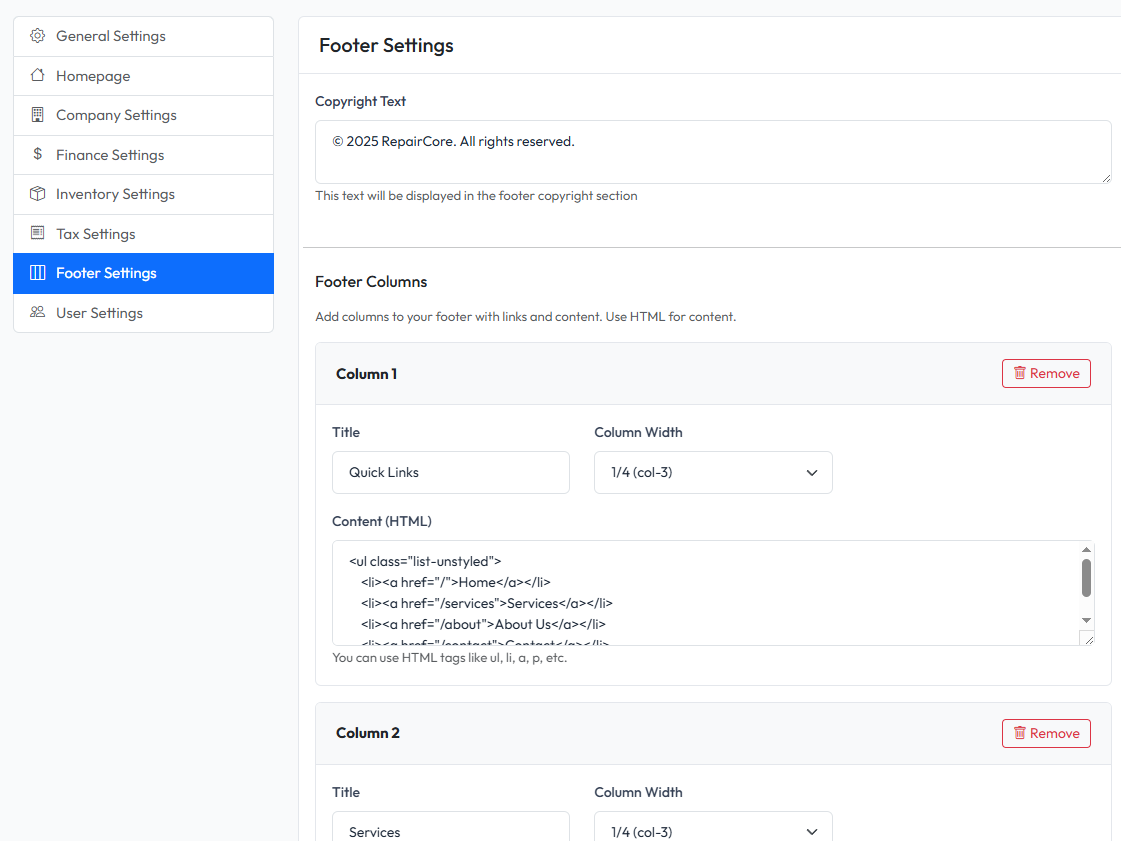 footer_settings_page